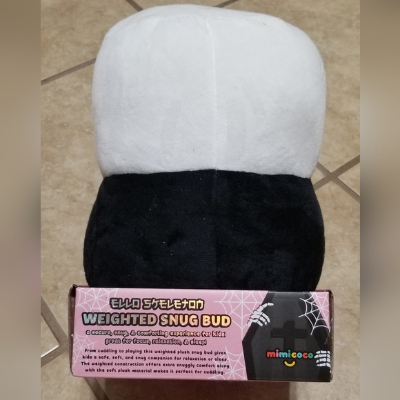 Mimicoco Ello Skeleton Weighted Snug Bud 9 Inch Plush - Picture 2 of 2